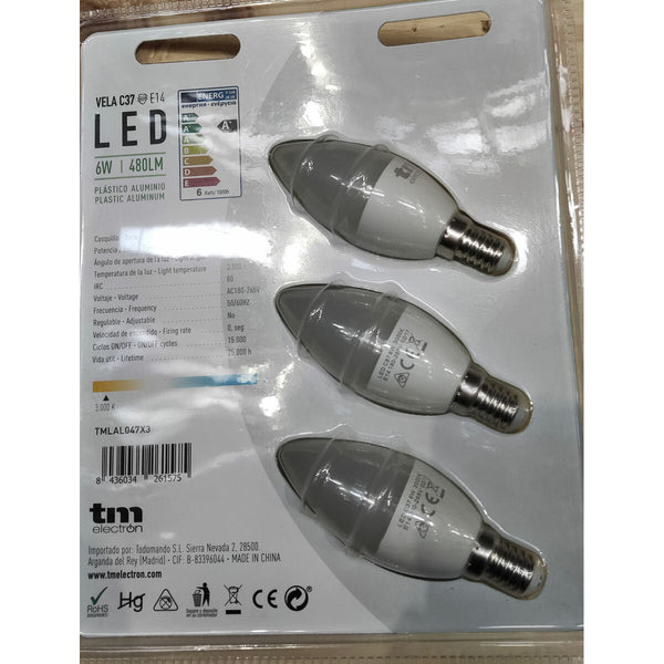TM Electron LED-lamppu E14 3000K