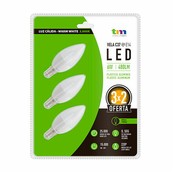 TM Electron LED-lamppu E14 3000K
