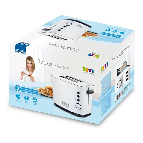 TM Electron leivänpaahdin 850 W, valkoinen - Vuodevaatteet.fi
