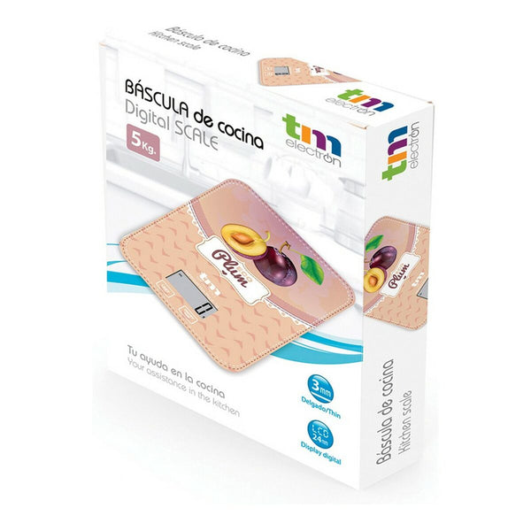 TM Electron Eco Plum keittiövaaka 5 kg - Vuodevaatteet.fi