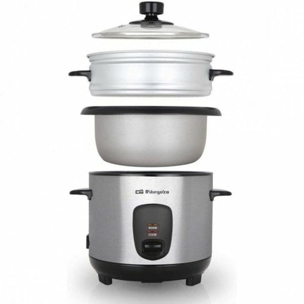 Orbegozo Riisinkeitin 1L Musta Teräs - Vuodevaatteet.fi