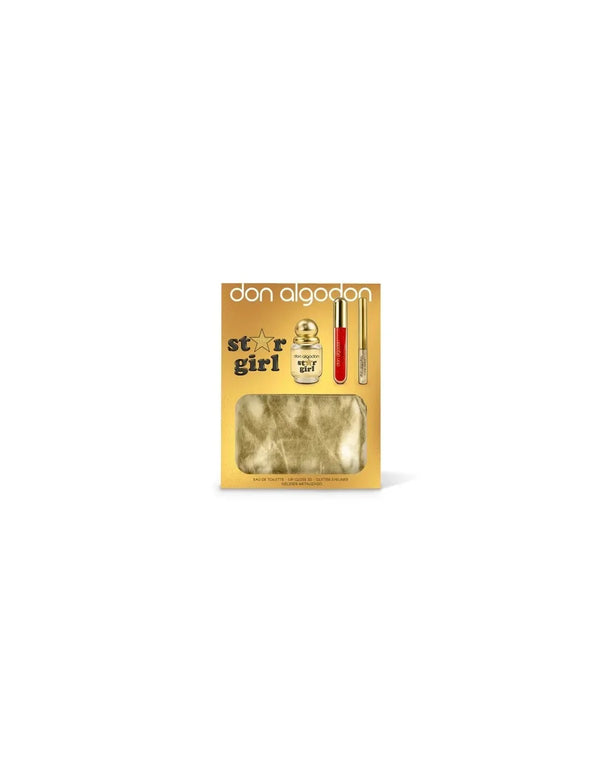 Don Algodón - Don Algodón Star Girl -lahjasetti Edt 30ml huulikiilto glitter-eyeliner kosmetiikkalaukku