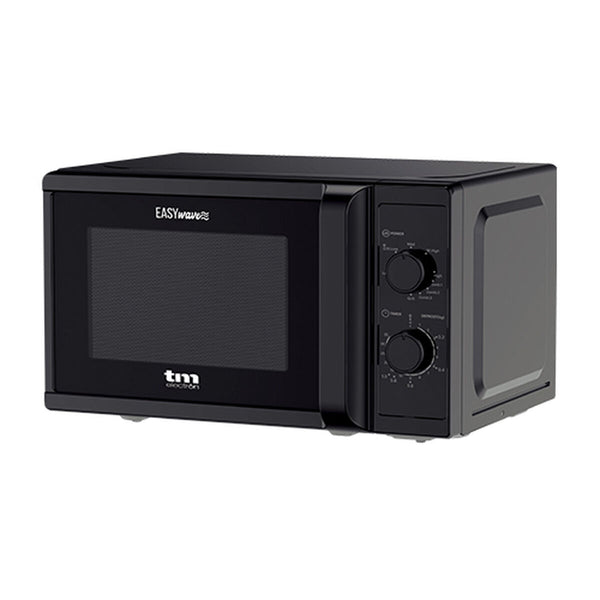 TM Electron Musta Mikroaaltouuni Grillillä 700W 20L - Vuodevaatteet.fi