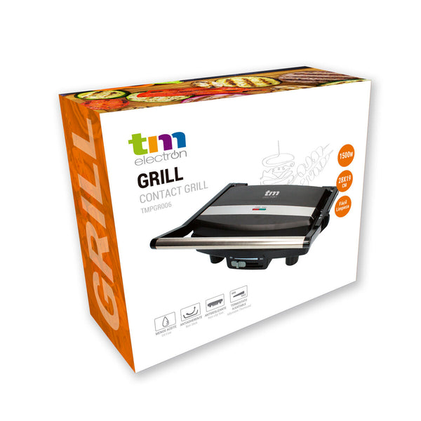 TM Electron Grillikeittolevy 1500 W Teräs - Vuodevaatteet.fi