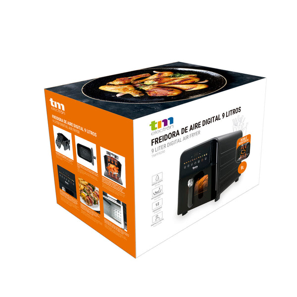 TM Electron Ilmafriteerauskeitin 2000 W 9 L - Vuodevaatteet.fi