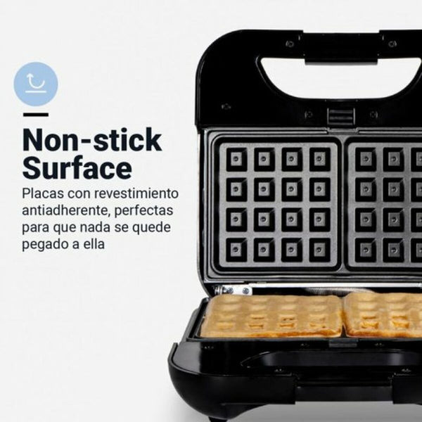 Universal Blue 700W Musta Voileipäkone - Vuodevaatteet.fi