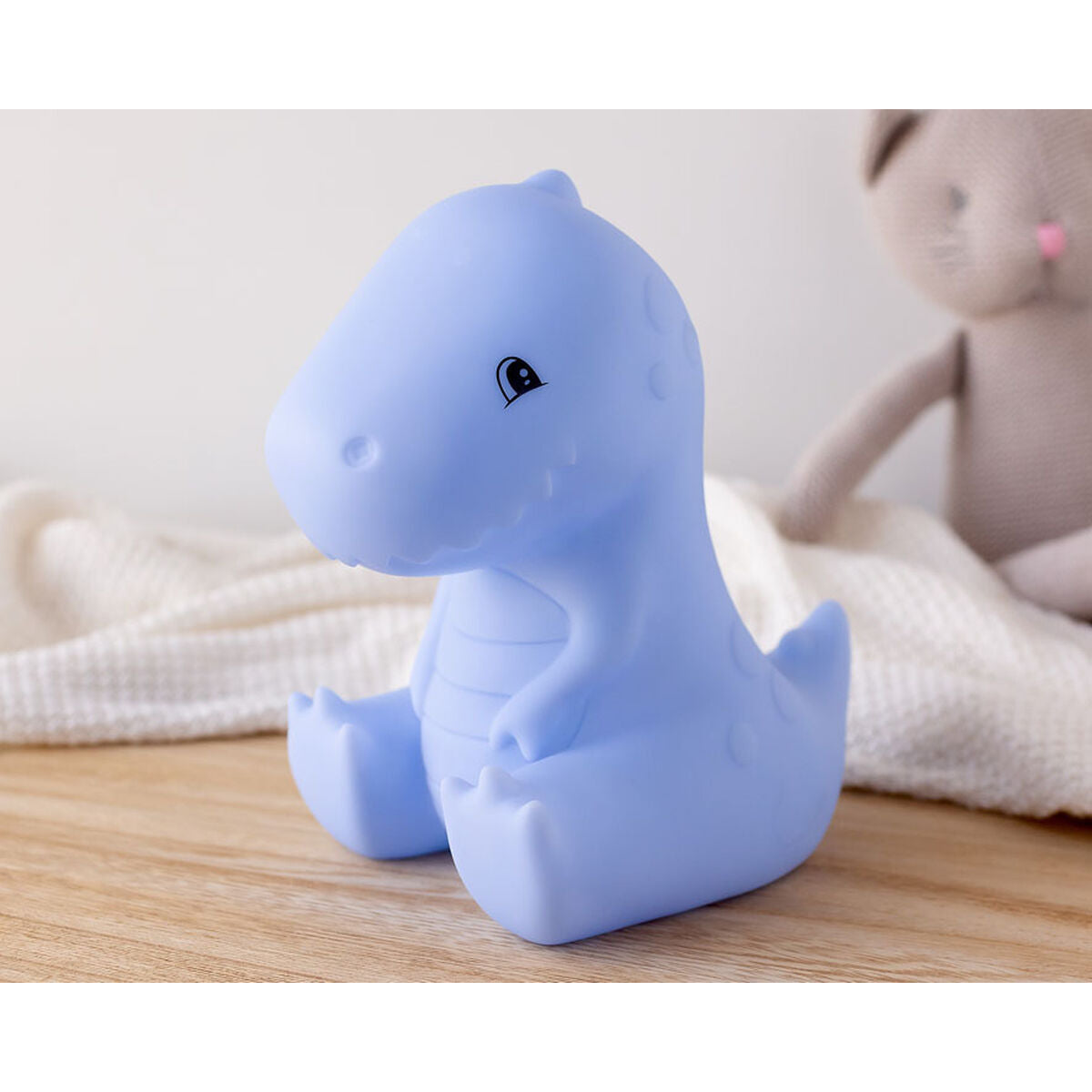 Sininen Dinosaurus Yövalo Lapsille