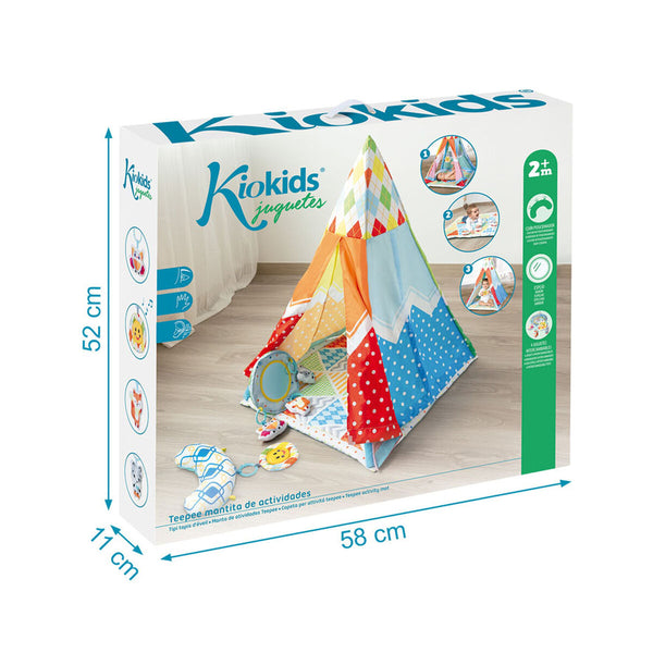 Monivärinen Leikkimatto Lapsille