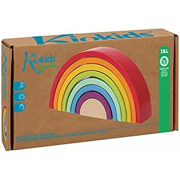 Pinottavat Puupalikat 8 Kappaletta