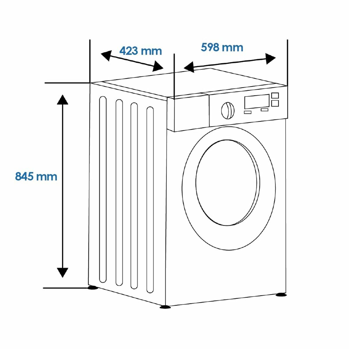 Aspes pesukone 6 kg 1200 rpm