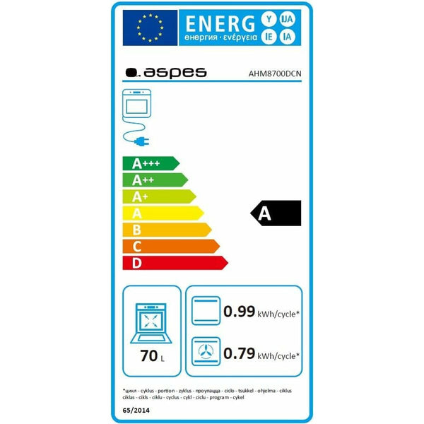 Aspes Uuni 71L Musta