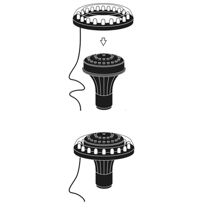 Ubbink LED-lamppu 1" spottivalo puutarhalähteelle