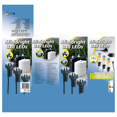 Ubbink Vedenalainen lampivalo MiniBright 3x8 LED 1354019