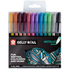 Talens Sakura Gelly Roll Metallic Geelikynäsetti 12 Väriä