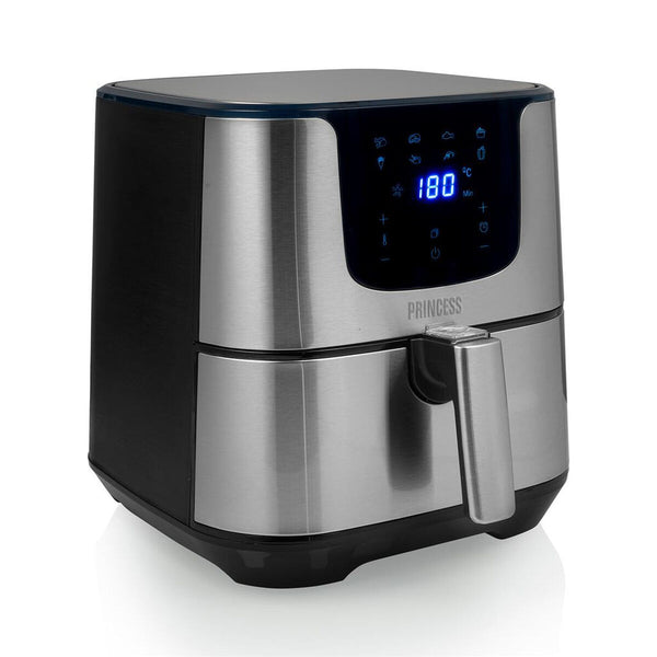 Princess Airfryer 1700W 5,5L Hopeinen - Vuodevaatteet.fi