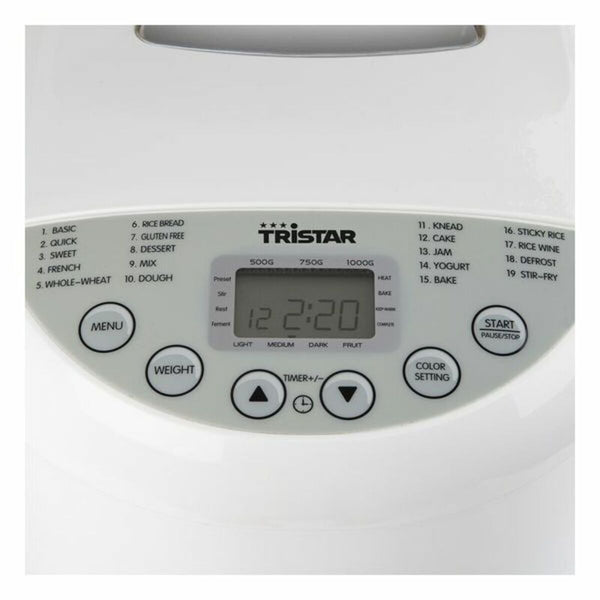Tristar leipäkone 550W, valkoinen - Vuodevaatteet.fi