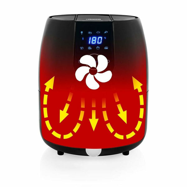 Princess Airfryer 4,5L Musta - Vuodevaatteet.fi
