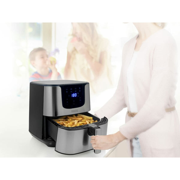 Princess Airfryer 5,5 L Hopeinen - Vuodevaatteet.fi