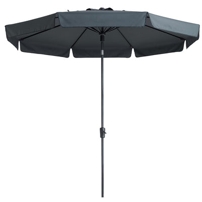 Puutarha-aurinkovarjo Flores Luxe 300 cm pyöreä harmaa