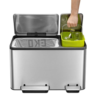 EKO Poljinroskakori EcoCasa 30+15 l matta hopea