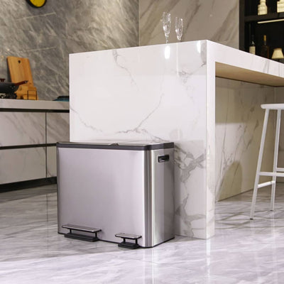EKO Poljinroskakori EcoCasa 30+15 l matta hopea
