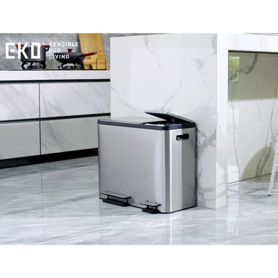 EKO Poljinroskakori EcoCasa 30+15 l matta hopea