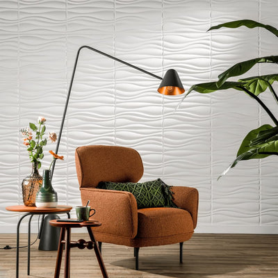 Seinäpaneelit 3D aalto 12 kpl GA-WA04