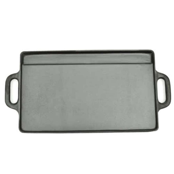 Kännettävä valurauta grillilevy 2 kpl 38x23 cm