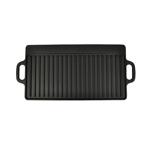Kännettävä valurauta grillilevy 2 kpl 38x23 cm