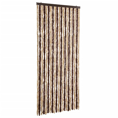Beige ja vaaleanruskea hyönteisverho Septilici 90x220cm (chenille)