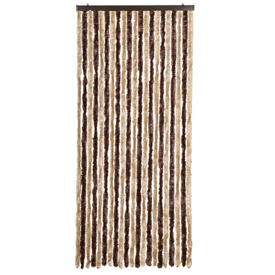 Beige ja vaaleanruskea hyönteisverho Septilici 90x220cm (chenille)