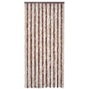 Hyönteisverho beige ja vaaleanruskea 100x220 cm Chenille