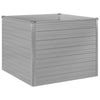 Harmaa korotettu puutarhalaatikko Casandra 100x100x77cm (galvanoitu teräs)