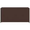 Ruskea puutarhan säilytyslaatikko Gioga 120x50x60cm (polyrottinki)