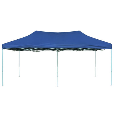 Kokoontaitettava juhlateltta pop-up 3x6 m sininen