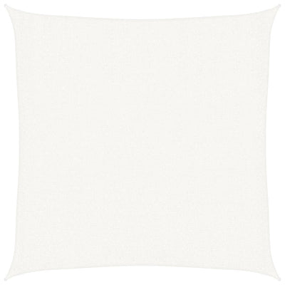 Valkoinen aurinkopurje hdpe neliö Huth 3,6x3,6 m