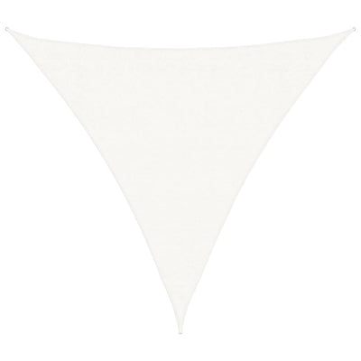 Valkoinen aurinkopurje hdpe kolmikulmainen Epamimondas 3,6x3,6x3,6 m