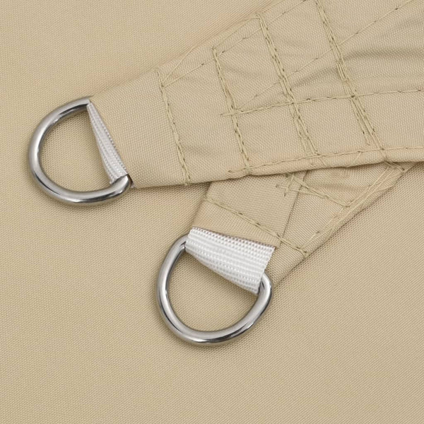 Aurinkopurje Oxford-kangas neliönmuotoinen 2x2 m beige
