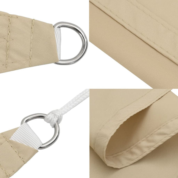 Aurinkopurje Oxford-kangas neliönmuotoinen 2x2 m beige