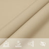 Aurinkopurje Oxford-kangas neliönmuotoinen 2x2 m beige