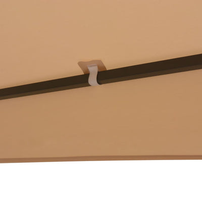 Puutarhakatos/paviljonki kuusikulmio 323x265 cm beige