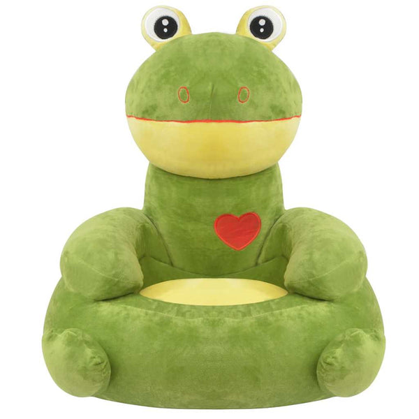 Lasten pehmotuoli sammakko vihreä