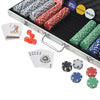 Pokerisarja, jossa 500 Pelimerkkiä Alumiini