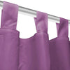 Mikro-satiiniverhot silmukoilla 2 kpl 140x245 cm Violetti