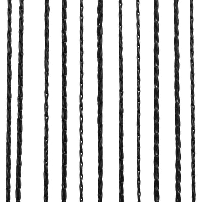 String-verhot 2 kpl 100x250 cm Musta