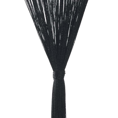 Musta string-verhot Norwood 100x250cm (2 kpl)