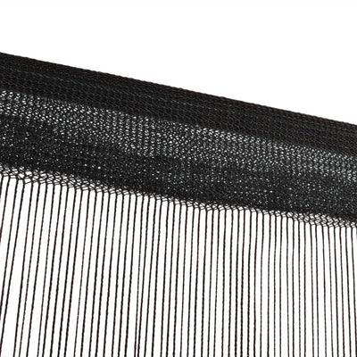 String-verhot 2 kpl 140x250 cm Musta