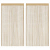 Beige string-verhot Norwood 100x250cm (2 kpl)