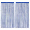 Sininen string-verhot Norwood 140x250cm (2 kpl)