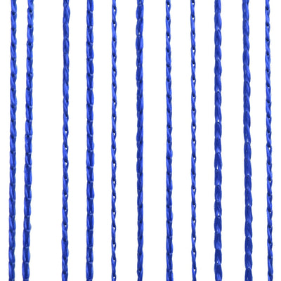 String-verhot 2 kpl 140x250 cm Sininen